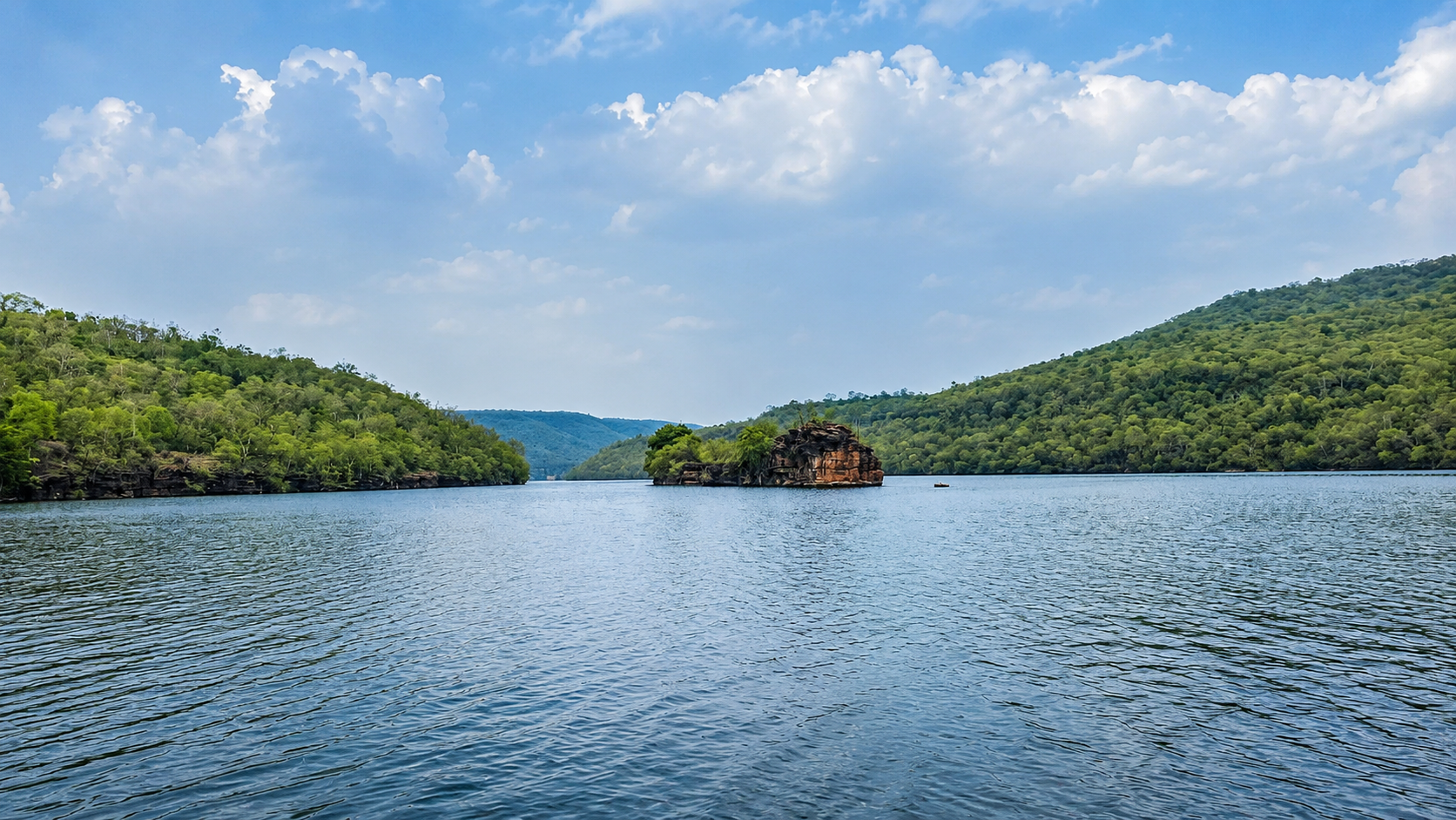 Still island waters